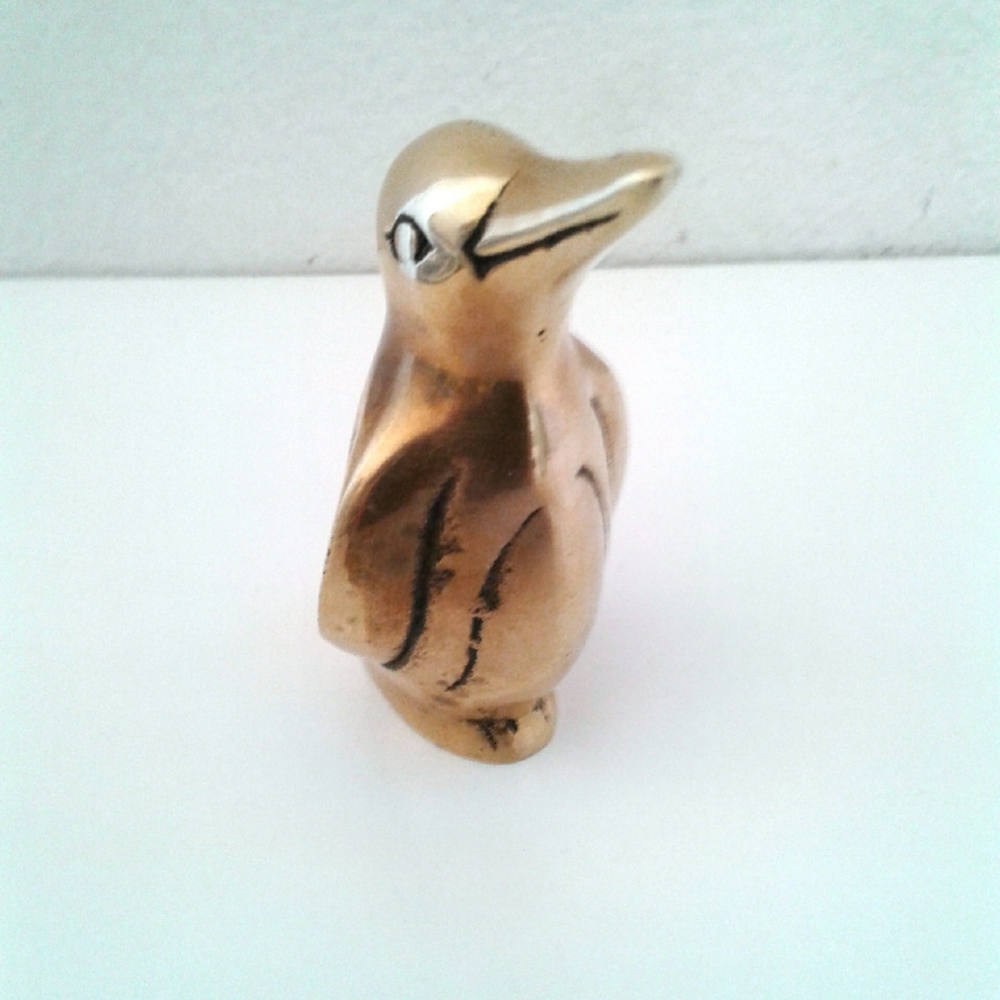 BRASS Penguin 3" Tall